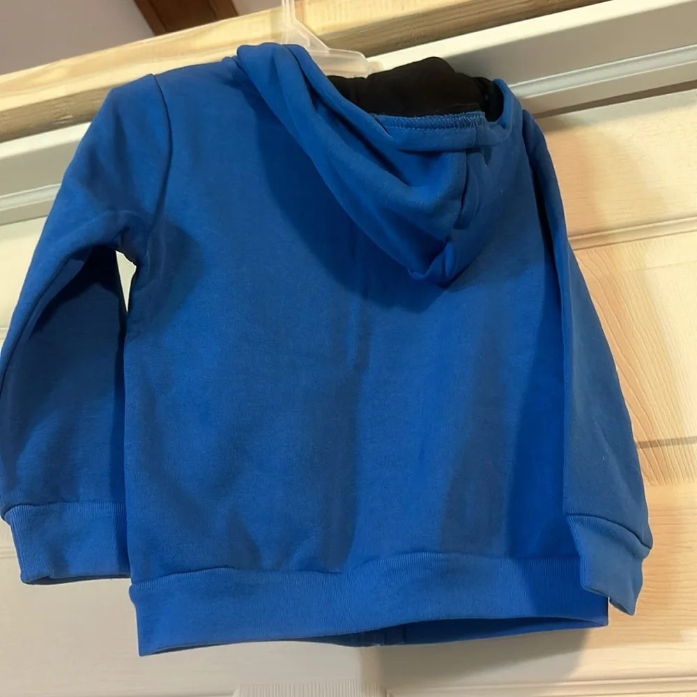 *FINAL* NICKELODEON NINJA TURTLES TODDLER ZIP SWEATSHIRT: BLUE: NEW W/O TAGS: 4T